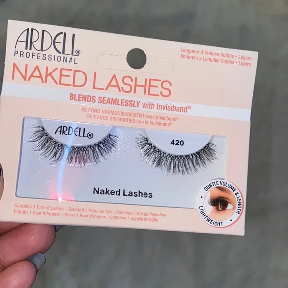 😍New n' package Ardell False Eyelashes Naked Lash Style Number 420 Lash - 1pr - Picture 5 of 5